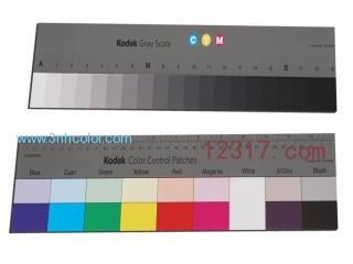 Kodak Q-14 Gray Scale Chart Kodak Color Control Patches